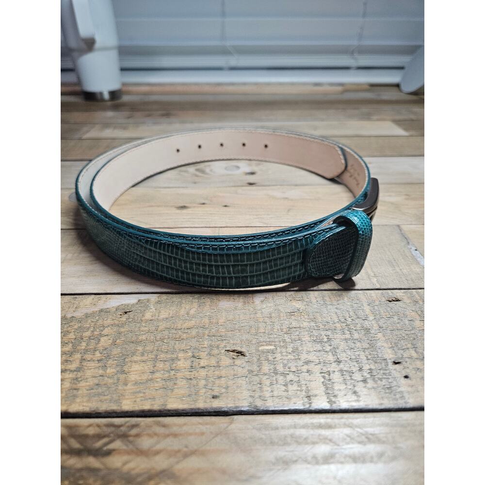 Redvanly Vera Pelle Belt Emerald Green Size 110CM or 38-40